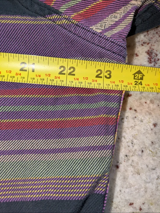 Polo Ralph Lauren Patchwork Plaid Shirt Women’s Large Casual - Picture 5 of 8